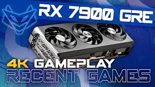 SAPPHIRE NITRO+ RX 7900 GRE vs Recent Game Releases @ 4K