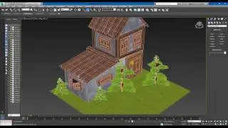 3ds max дом для изометрической игры (3 часть из 3)