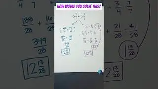 Adding Mixed Numbers: 2 Strategies