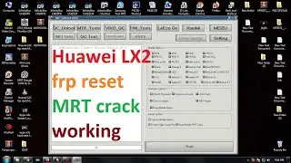 Huawei LX2 frp reset MRT 2.60 crack 100% working
