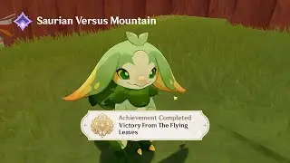 Victory From The Flying Leaves Hidden Achievement Saurians Versus Mountain Genshin Impact 5.0