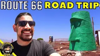Route 66 Road Trip Stops in Arizona | Giganticus Headicus and Oatman Donkeys
