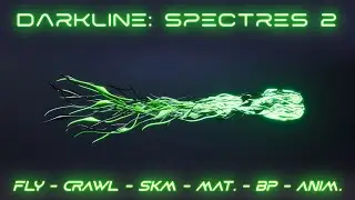 Darkline: the Spectre pack 2. a gorgeous character, monster, entity for #ue5 and up.