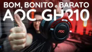 MEU FAVORITO DE 2023! Headset gamer AOC GH210