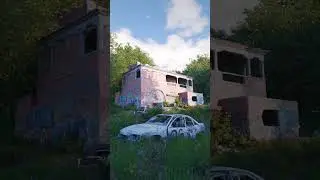 Overgrown Abandoned Building  