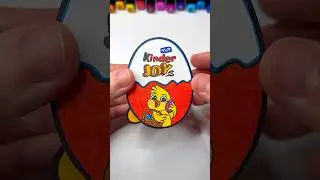 DIY Easter Kinder Joy 🐣 | Paper Craft Ideas #shorts #papercraft