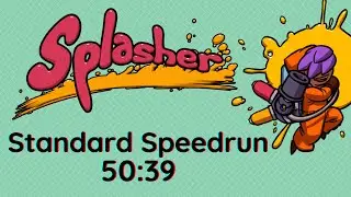 Splasher - Standard Speedrun in 50:39 | Platinum Medal [PS5]