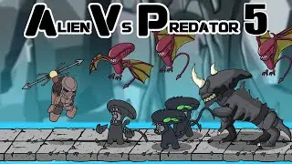 Alien Vs. Predator 5 | Among Us Animation