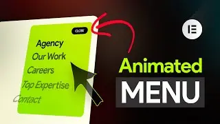 Make this INCREDIBLE Animated Side Menu in Elementor | WordPress Advanced Navigation Menu Design