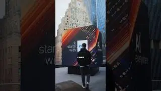 They took over Time Square for this…