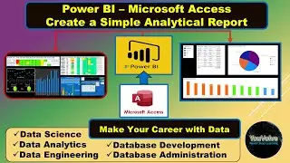 Create a Simple Analytical Report in Power BI And Microsoft Access Database