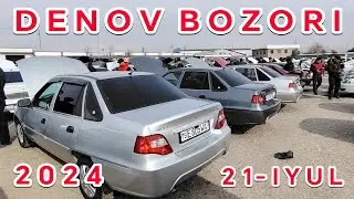 Denov Mashina Bozori 21-Iyul 2024 Nexia Narxlari  Surxondaryo Viloyati Denov Mashina Bozori 