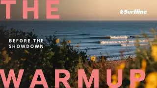 Last Minute Pre-WSL Finals Warmup Action From Lower Trestles