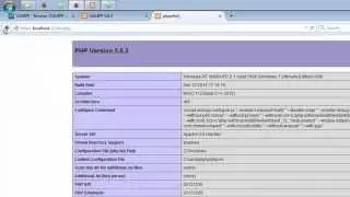 Xampp installation and Basic configuration Windows