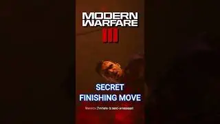 MW3 Makarov's SECRET Finishing Move 👀