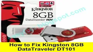 How to Fix Kingston 8GB DataTraveler DT101, Alcor SC908SN or AU6989SN