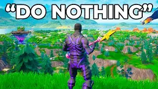 I Tried Your Dumb Fortnite Ideas