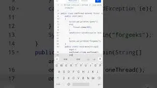 Thread isAlive() method in Java #javaprogramming #codingguru #youtubeshorts 😎