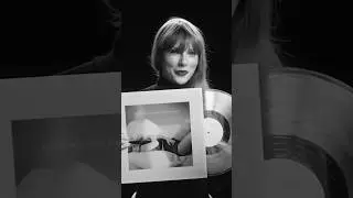 Taylor Swift promoting The Tortured Poets Department Phantom Clear Vinyl only at Target.