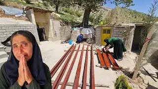 Hardworking and determined grandmother:trying to cover the roof of dreams by thecave