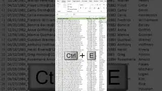 How to separate text into different two columns 