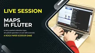 Maps in Flutter | Live Class | Rock paper Scissors Game in Flutter(Dart)