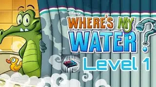 Where's My Water?  level 1 - walkthrough