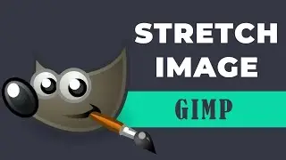 How to stretch image in GIMP