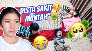 DISTA SAKIT GAK MASUK SEKOLAH😭 !! ADIKNYA NANGIS #viralvideos