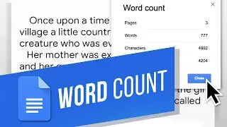 How to Find the Page and Word Count in Google Docs | Display Word Count While Typing in Google Docs