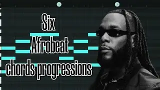 Six popular Afrobeat chords progressions beginners can try in fl Studio Mobile.