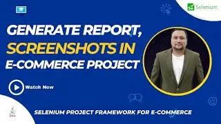 Reports & screenshots for the E-commerce automation framework project