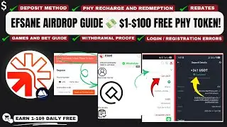 EFSANE App Real or Fake ? | Full Guide to Withdraw, Deposit & Fix Errors || Withdrawal Proof