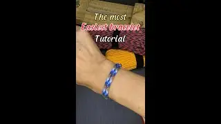 Bracelet Design : Super Easy Paracord Bracelet Tutorial