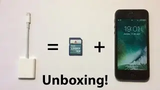 Apples Ligtning to SD Card Camera Reader Unboxing!