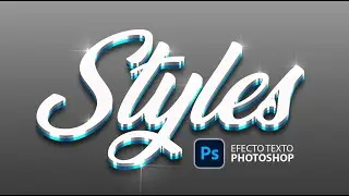 Efecto de texto 3D photoshop