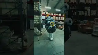 #НШ от Торгового Дома «МЗПО» убирается на складе #гидравлика #shorts #склад #уборка