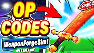 ALL NEW *SECRET CODES* IN ROBLOX Weapon Forge Simulator ( new codes roblox WEAPON FORGE SIMULATOR )