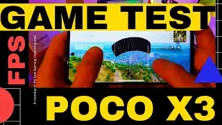 Игровой тест Poco x3 Gaming test игры 2020 FPS PUBG