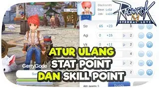 Cara reset / atur ulang Stat point dan Skill Point RO Eternal Love Indonesia