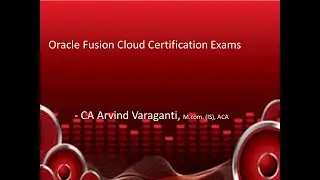 Oracle Fusion Cloud Certification Exam Topics