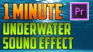 Premiere Pro CC : How to Add an Underwater Sound Effect