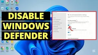 How To Turn OFF Windows Defender in Windows 11 - Verified Guide