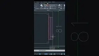 ✅Curtain panel design in AutoCAD with just one click #shorts #new #autocad