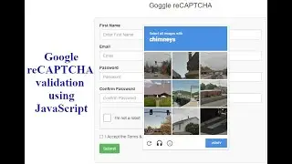 Google reCAPTCHA validation using JavaScript || How to validate google reCAPTCHA using JavaScript