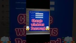 Change Windows Password 😱🔥