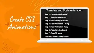Create Translate and Scale Animation | CSS Animations | Keyframes in CSS | HTML | CSS