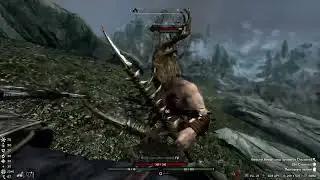 Skyrim RFAB SE XI. Путь дракона 6. Без смертей. Изгои, Квест туши свет. 75 тяжа.