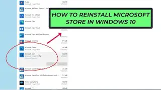 How To Reinstall Microsoft store In Windows 10 (WORKING) | 2023