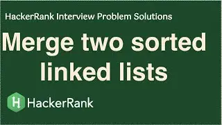 HackerRank - Merge two sorted linked lists